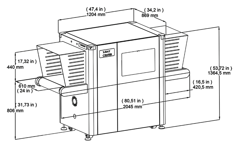 Raio-x xrc-6040